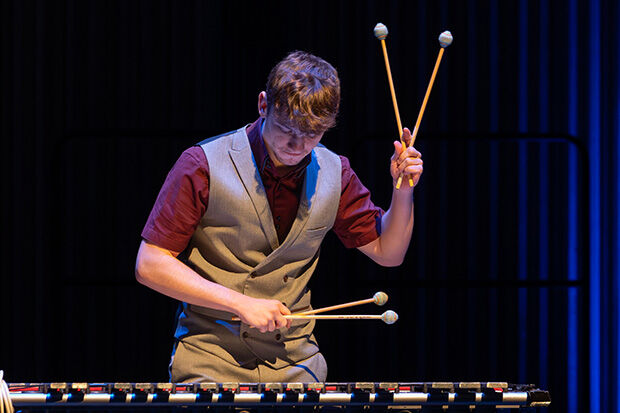 Percussionist Jordan Ashman