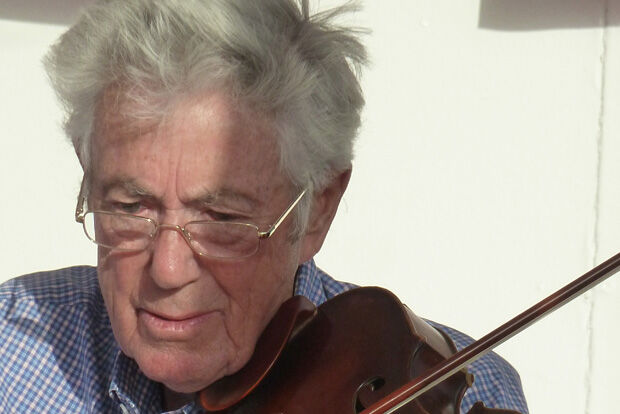 Viola player, the late Gwyn Williams