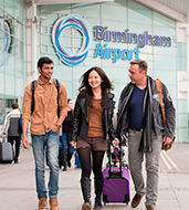 Birmingham airport students