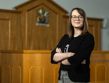 A headshot of Dr Alice Storey