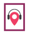 Audio guide location icon