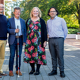 BCU and Deafblind UK - Dr Peter Simcock, BCU Associate Professor of Social Work and a Deafblind UK ambassador; Robert Nolan, Chair of Deafblind UK; Nikki Morris, CEO of Deafblind UK; David Childs, BCU Associate Professor, Head of College of Education and Social Work 