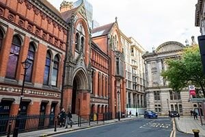 An external photo of the impressive architecture at the Margaret Street campus building