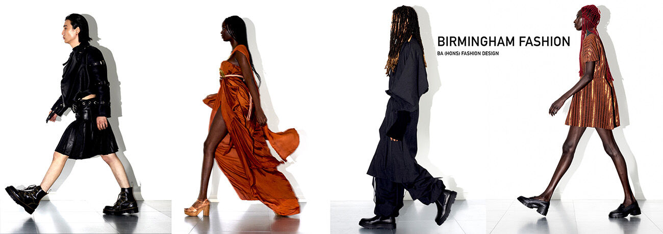 Birmingham Fashion - Example fashion designs from Fashion Design BA (Hons)