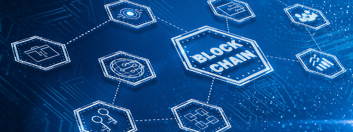 A picture of blockchain technology.