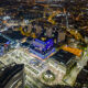 Birmingham Library at night