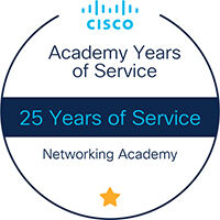 CISCO 25 Years Badge