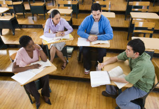 students in classroom