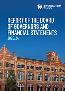 Report of the Board of Governors and Financial Statements 2023-24 cover