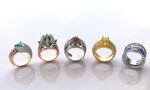 Five rings designed by a BCU student.