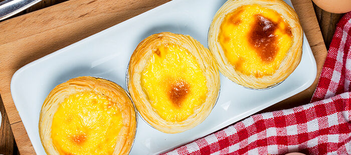 Egg custard tarts