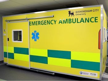 The simbulance is part of the Professor Doyle Simulation Centre