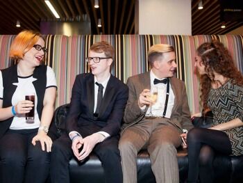 Birmingham Eastside editorial team at the Guardian headquarters for the awards ceremony 