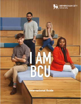 Cover of our guide to study at BCU for international students