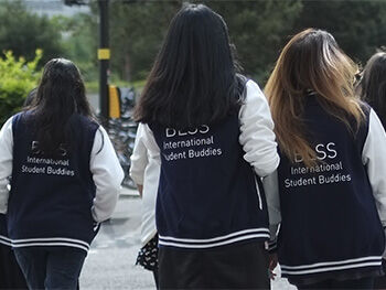 International Student Buddies Image 350x263 - Buddies in letterman jackets