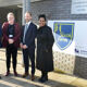  (l-r) Professor David Mba (BCU VC), Carla Tranter (Hamstead Hall Headteacher), Jonathan Mortimer (Hamstead Hall Academy Trust CEO), Vivean Pomell