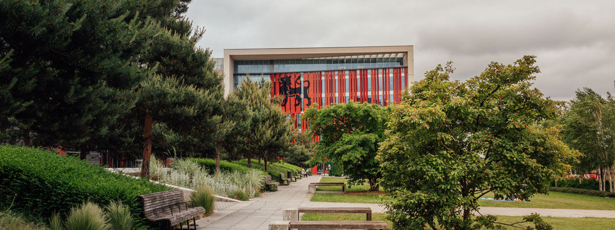 External shot of Park and Curzon Building at Birmingham City University.