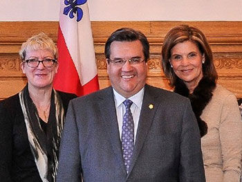 Kathryn Moore with Mayor of Montreal