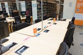 Mary Seacole Library Quiet Study Desks