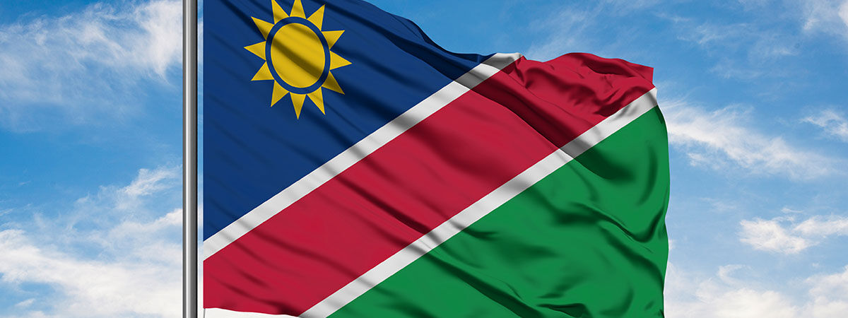 Nambia flag large - UPR project 