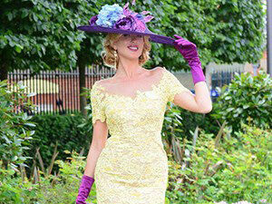 woman wearing Monique Lee hat