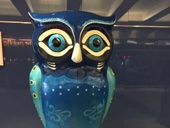 Jane Anderson Big Hoot Peacock owl