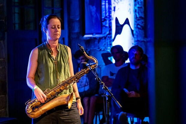 Saxophonist Rachel Musson