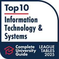 Top 10 in Information Technology and Systems Complete University Guide 2025