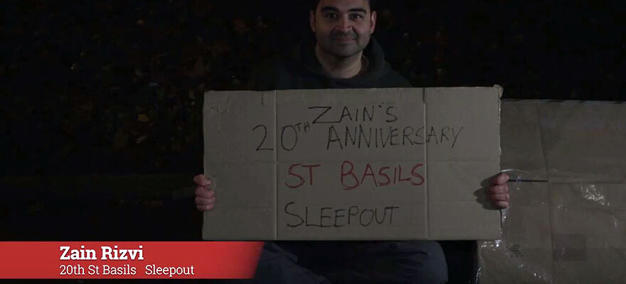 St. Basils sleepout blog- Zain