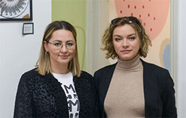 BA Fine Art graduates Anna Katarzyna Domejko and Karolina Korupczynska