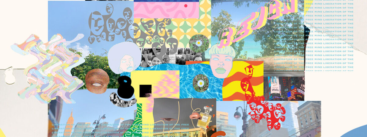Collage of work from the Signature Project