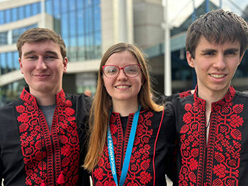 RBC students l-r: Josh, Samantha and Mikhail