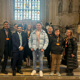 Photo: (L-R) Louisa Akers, Chris Kamara, Samantha Berry, Saqib Bhatti MP, Peter Just (RCSLT), Gillian Rudd, Mikey Akers, Sharon Oliphant (BCU expert by experience), Jordan Hunt (BCU expert by experience) and Georgia Leckie. Credit: Saqib Bhatti MP