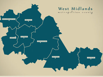 West Midlands map news
