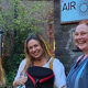 Pictured: (l-r) Recorder players Annabel Knight, Rebecca Austen-Brown and Lou Bradbury